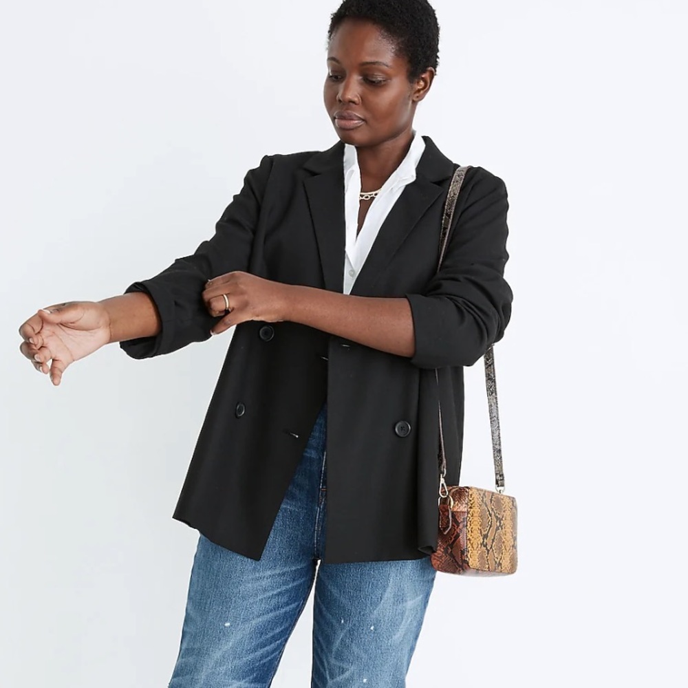 Madewell Caldwell double breasted blazer